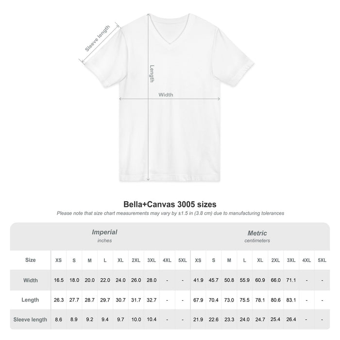 100% Clean V.2 dtg V-Neck Tee