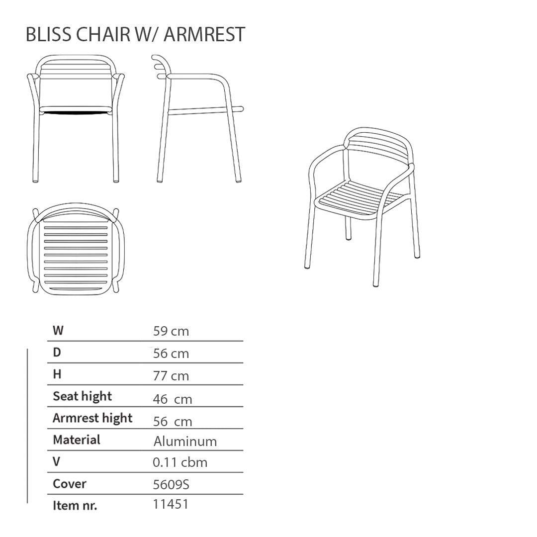 Bliss Square Dining Table Set w/ Armchairs