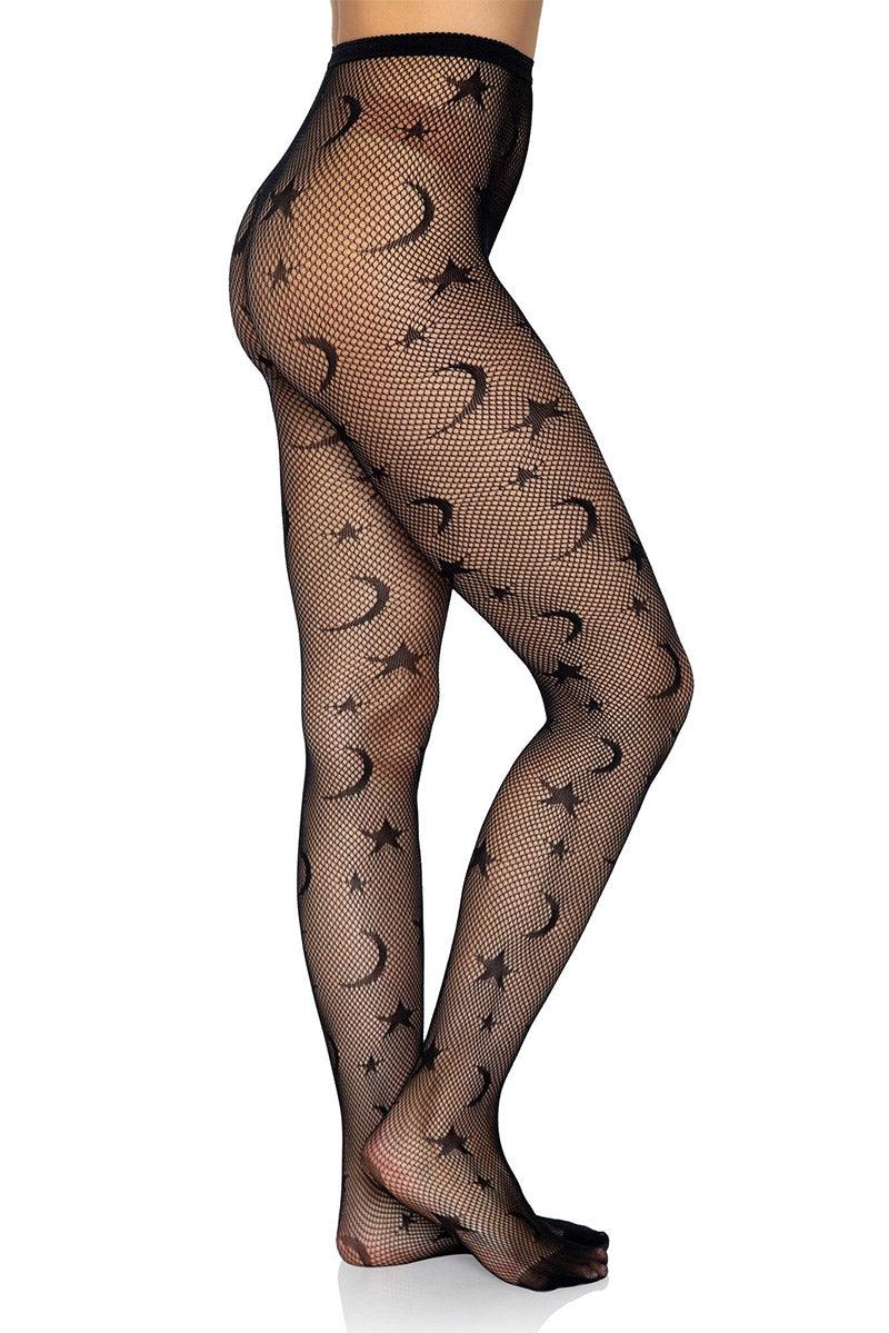 Celestial Night Fishnet Tights