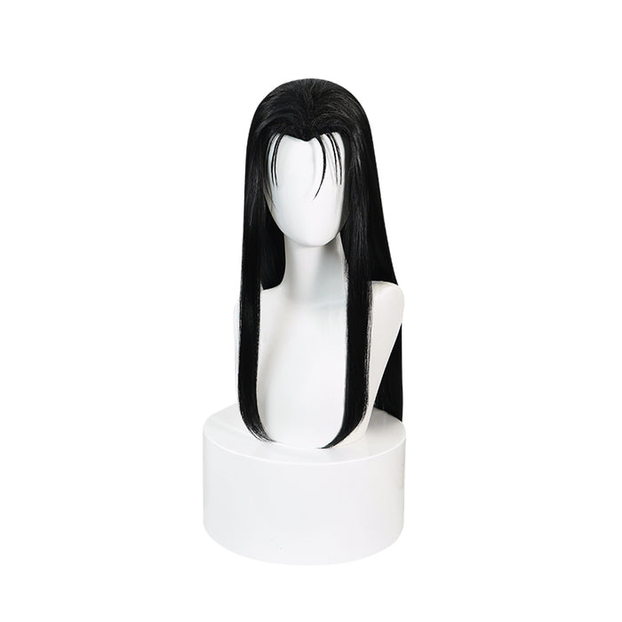 DokiDoki Anime Cosplay Wig Long Straight Black Hair