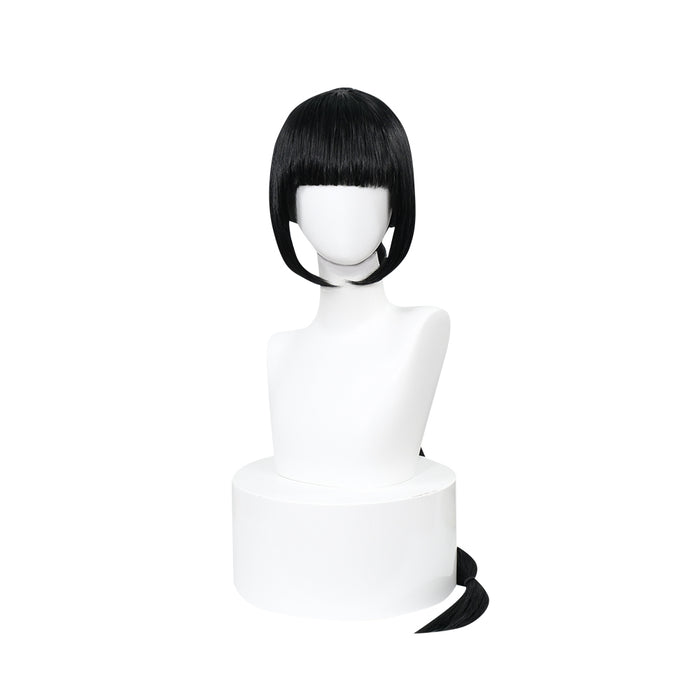 DokiDoki Game Cosplay Wig Long Straight Black Wig