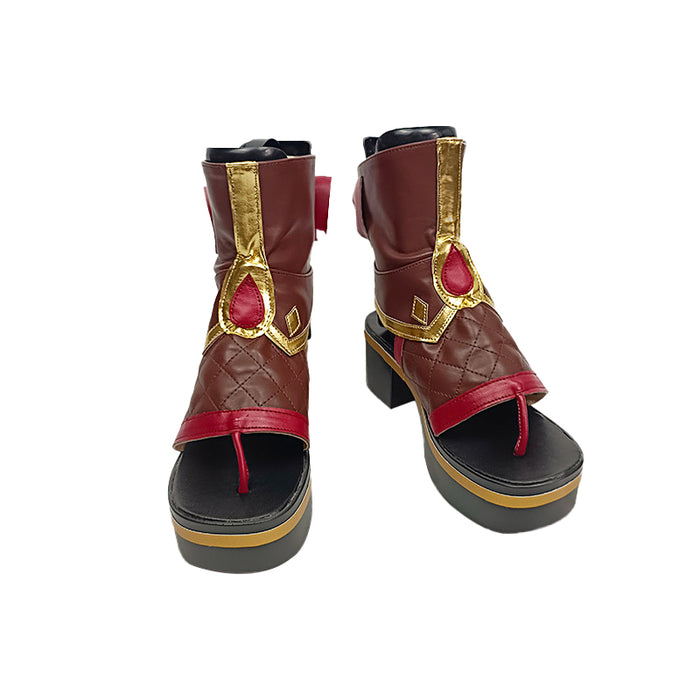 DokiDoki Game Genshin Impact Cosplay Kuki Shinobu Shoes