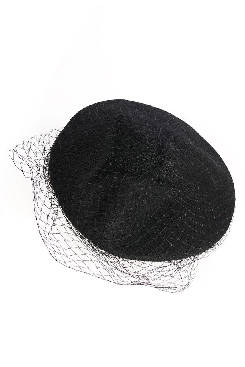 Black Maggie Net Beret
