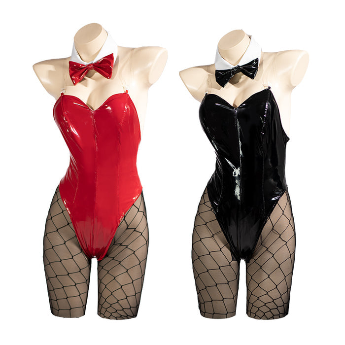 【IN STOCK】【Size S-2XL】DokiDoki-R Anime Cosplay Red / Black Costume Sexy Bunny Girl