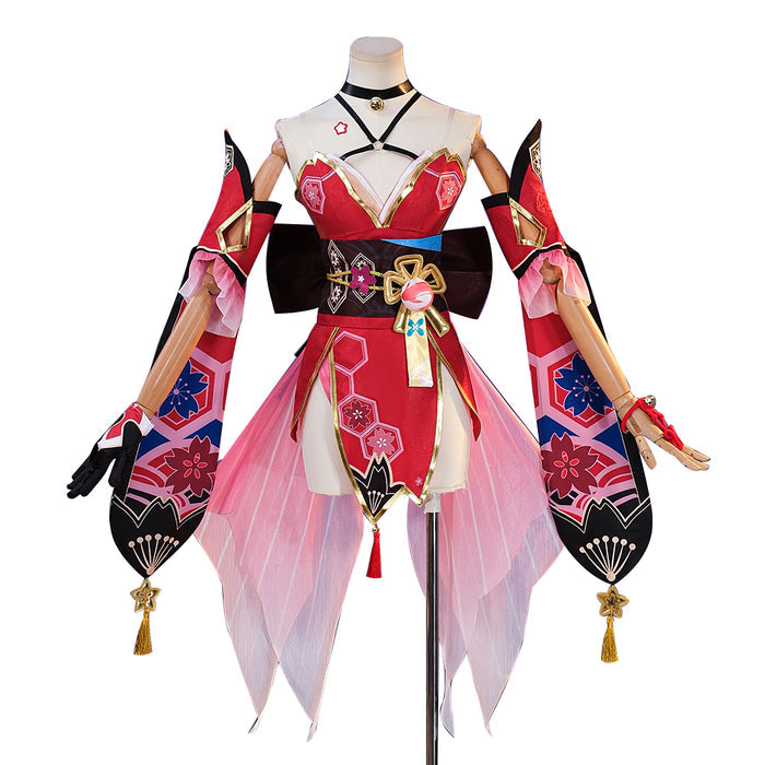【In Stock】【Size XS-3XL】DokiDoki-N Game Honkai: Star Rail Cosplay Hanabi Costume Miss Sparkle