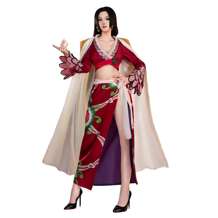 【Partial Ready For Ship】【Size XS-3XL】DokiDoki-SR Anime Cosplay Red Costume White Cloak Women Halloween