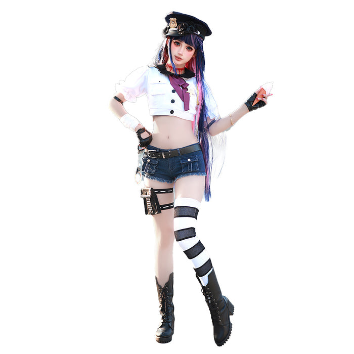 【Partially In Stock】DokiDoki-R Anime Cosplay Costume Angel Police Uniform