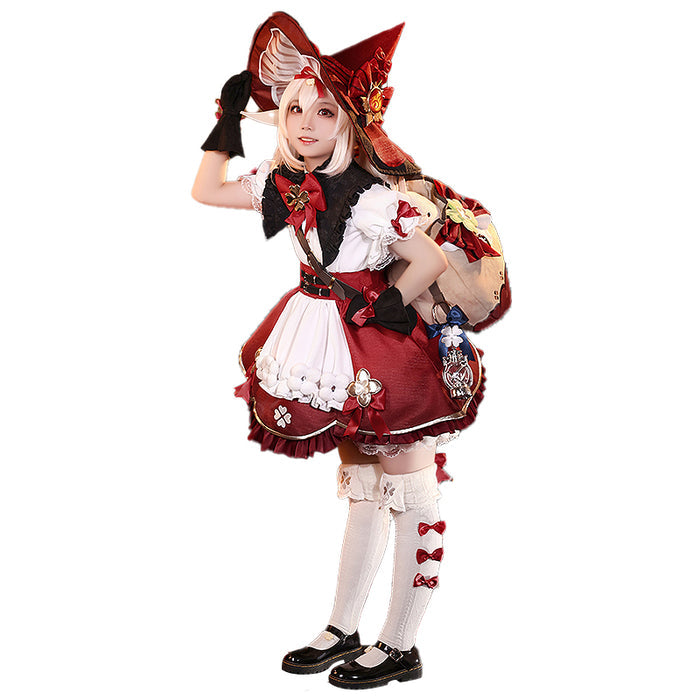 【Partially Ready For Ship】DokiDoki-SR Game Genshin Impact Cosplay Klee Blossoming Starlight Costume