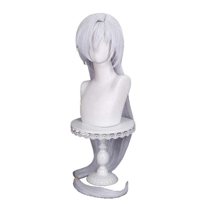 【Ready For Ship】DokiDoki Anime Card Captor Sakura Cosplay Yue Yukito Tsukishiro Wig Long Straight White Hair