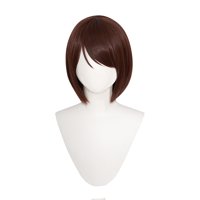 【Ready For Ship】DokiDoki Anime Cosplay Cosplay Wig Short Straight Brown Hair