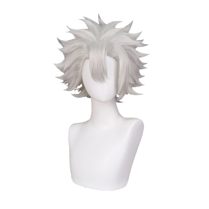 【Ready For Ship】DokiDoki Anime Cosplay Wig Short Silver Grey Hair