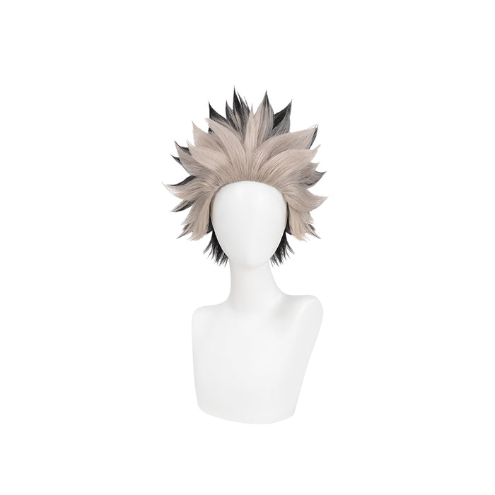 【Ready For Ship】DokiDoki Anime Cosplay Wig Short Straight Black White Hair