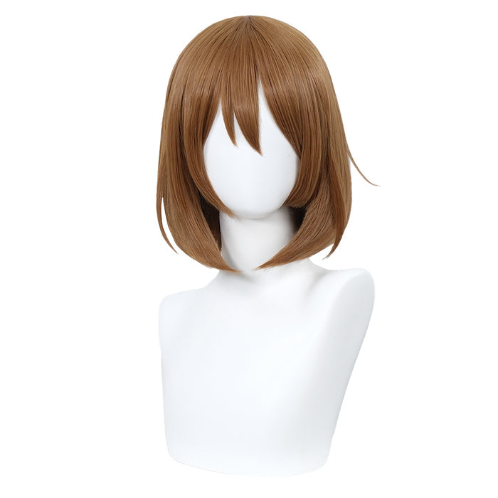 【Ready For Ship】DokiDoki Anime K-ON Cosplay Hirasawa Yui Wig Short Straight Brown Hair