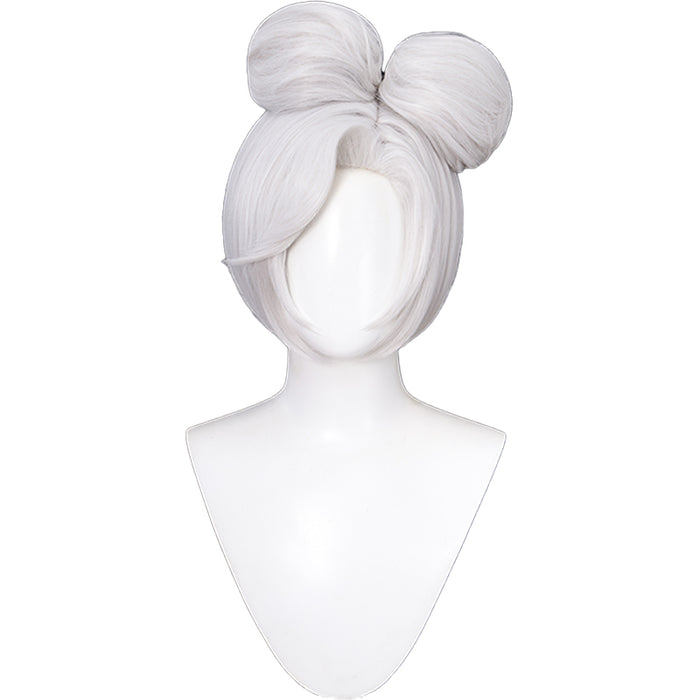 【Ready For Ship】DokiDoki Game Cosplay NPC Wig Women Short White