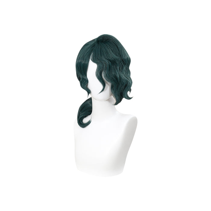 【Ready For Ship】DokiDoki Game Cosplay Wig Long Curly Green Hair