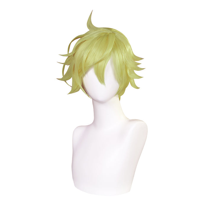 【Ready For Ship】DokiDoki Rascal the Raccoon Cosplay Wig Short Yellow
