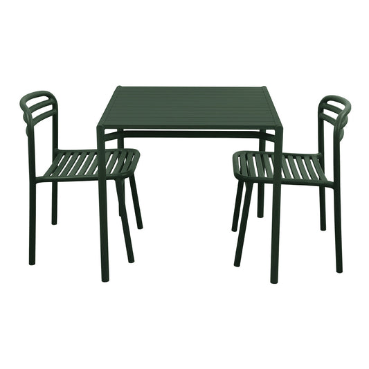 Bliss Square Dining Table Set w/ Side Chairs