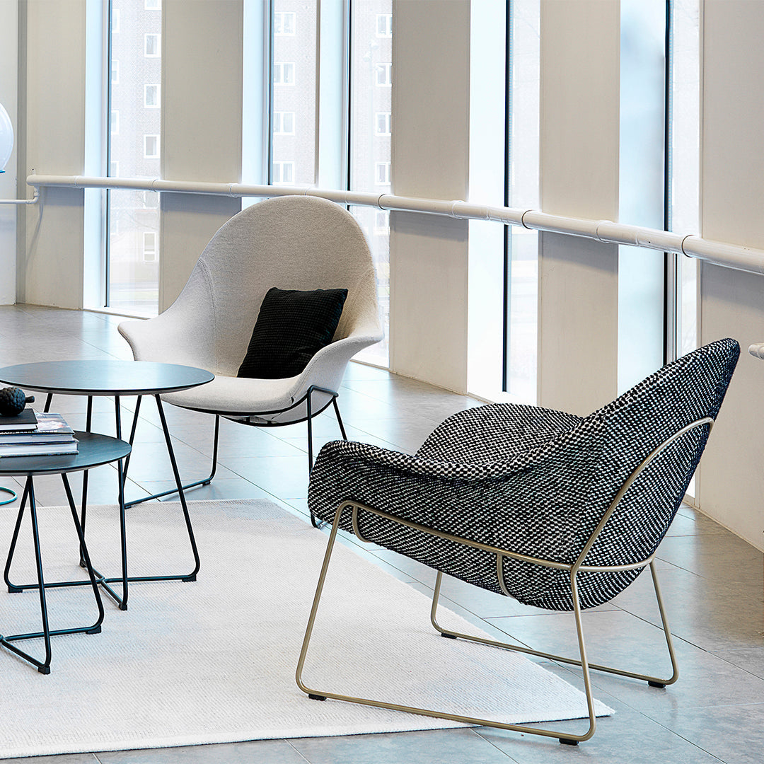Atticus 09 Lounge Chair  - Low -  Sled Base