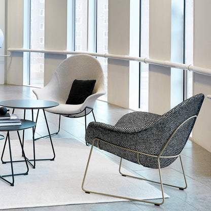 Atticus 09 Lounge Chair  - Low -  Sled Base