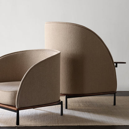 Arc High Back Lounge Chair w/ Tablet