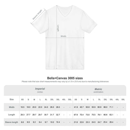 100% Clean V.2 dtg V-Neck Tee