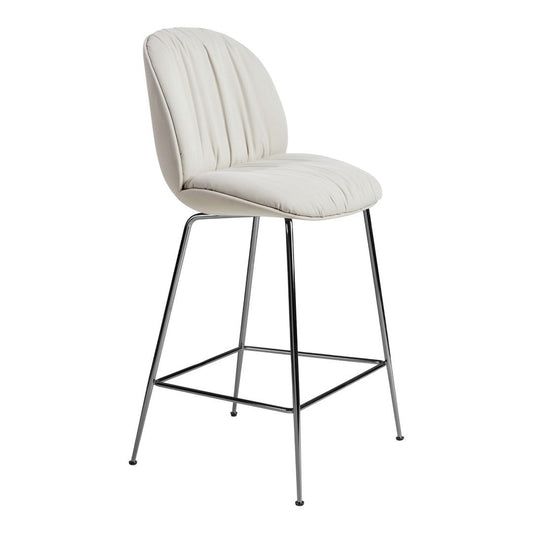Beetle Soft Counter Chair - Conic Base - Fully Upholstered