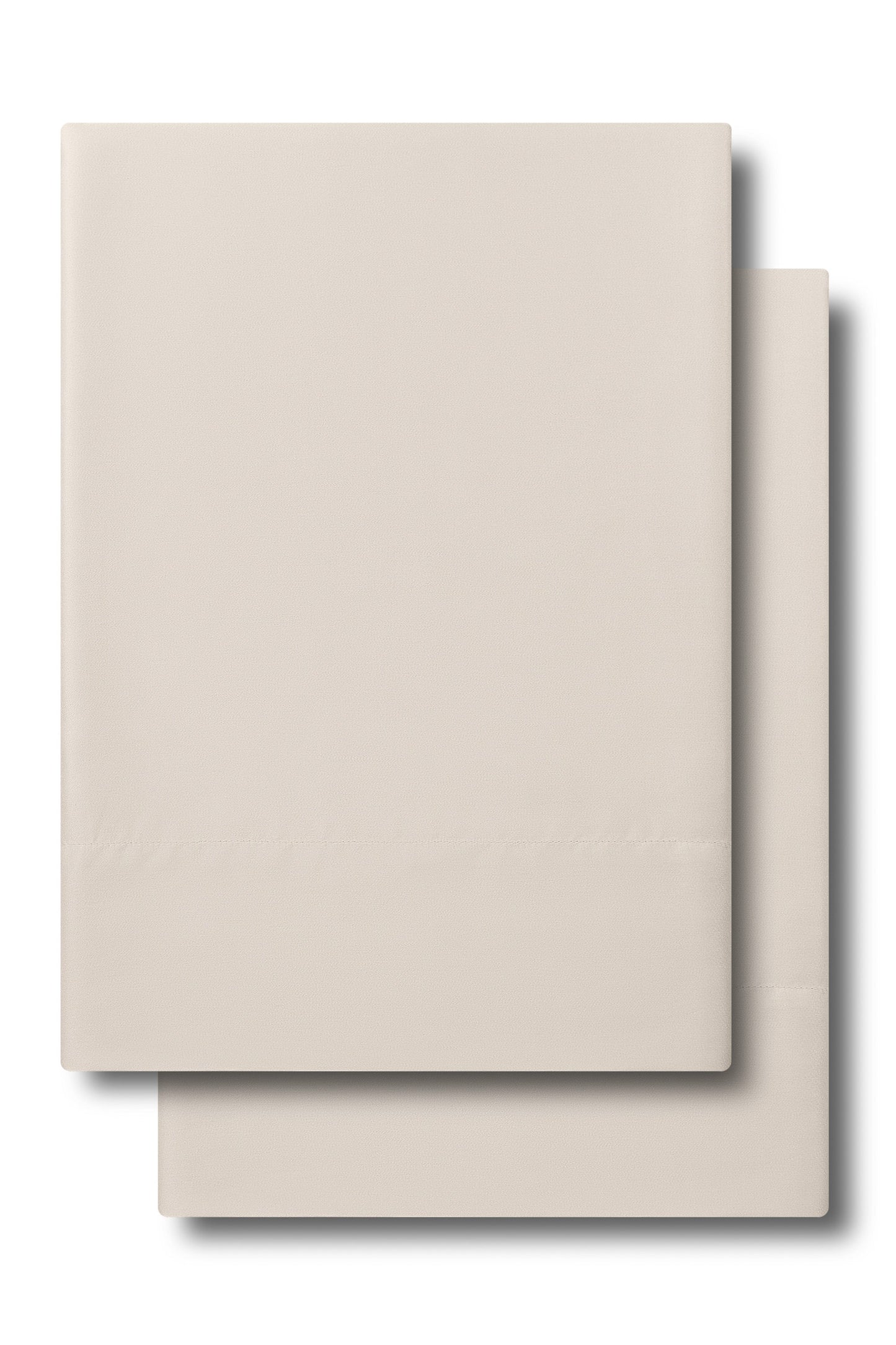 Bamboo Sateen Pillowcase Set in Sand Stone