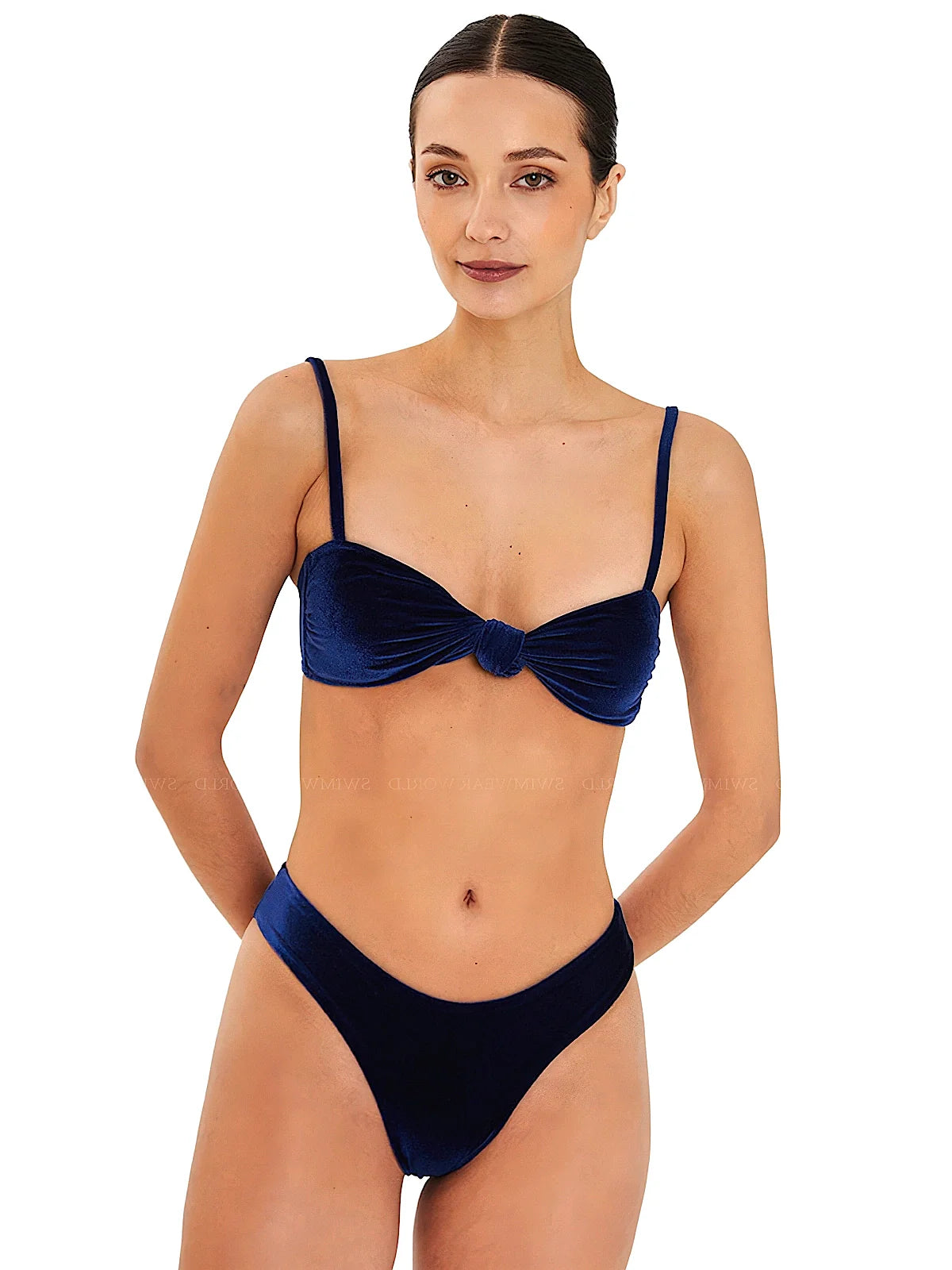 Dynastie-V-90 Bandeau-Dynastie-V-23 High Leg Bikini