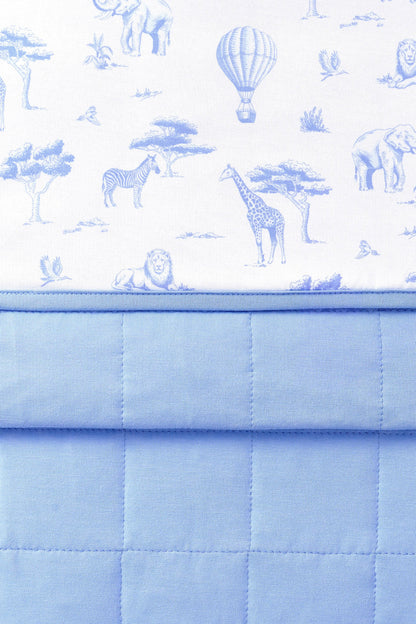 Baby Blanket in Toile Safari