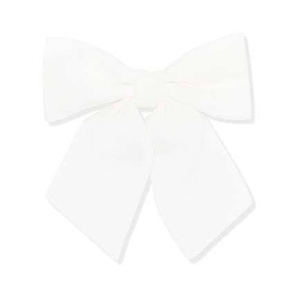 Large Alligator Clip Bow in Cloud