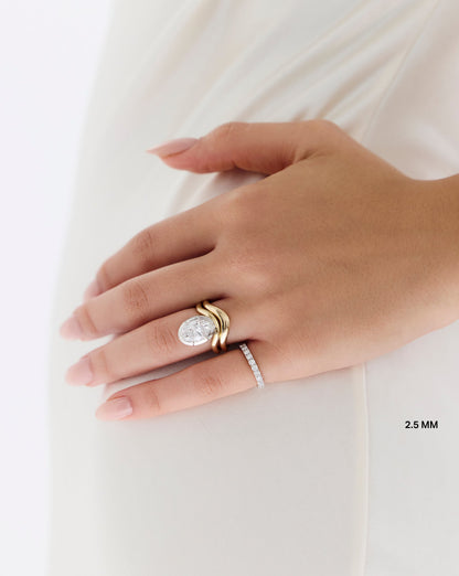 2.5 mm Classic Diamond Ring