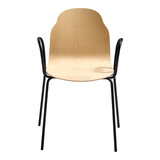 Body Armchair - Metal Leg - Stackable