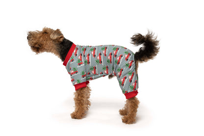 fabdog - X-Mas Truck Christmas Matching Dog Onesie