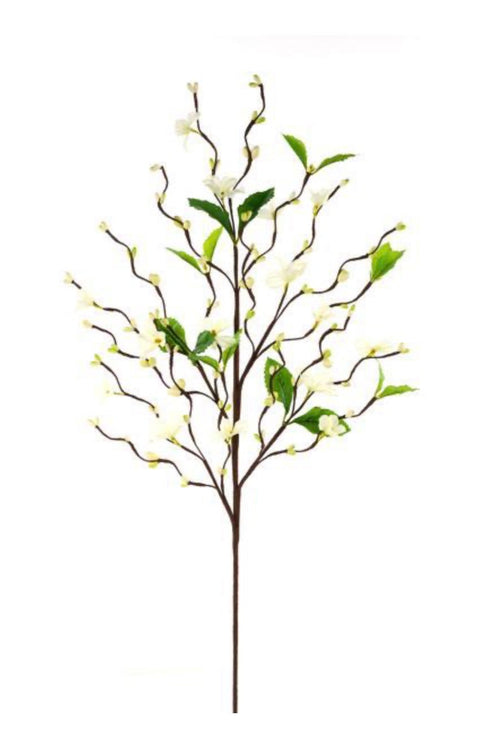 33” Flower leaf spray