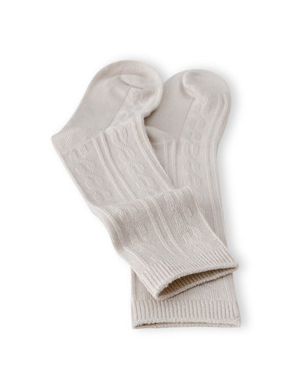 Knee High Socks in Oat