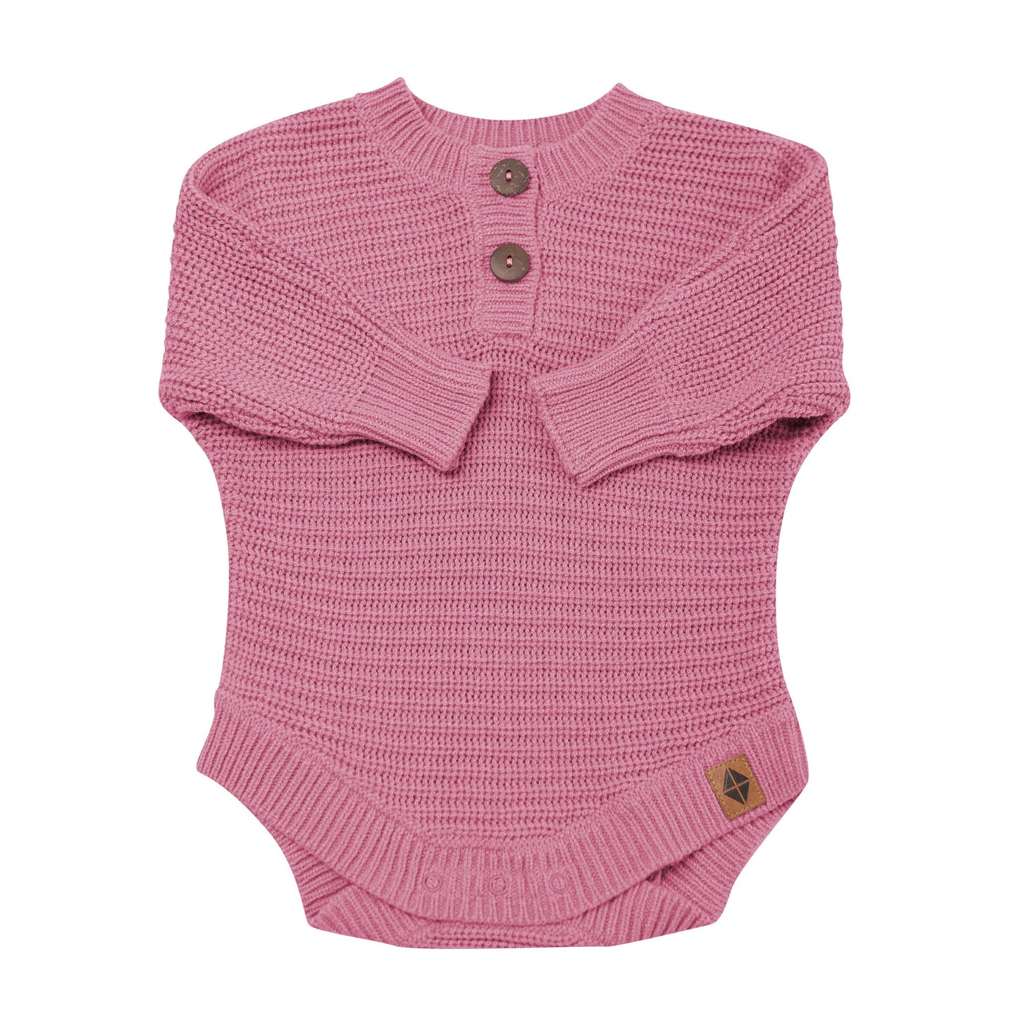 Chunky Knit Romper in Apple Blossom