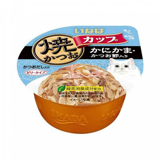Ciao - Tuna in Gravy topping Crabstick and Sliced Bonito