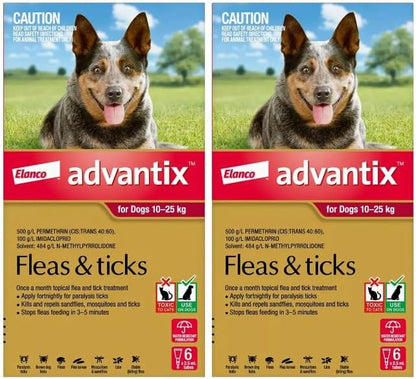 Advantix - For Large Dogs 10 To 25Kg (Red)