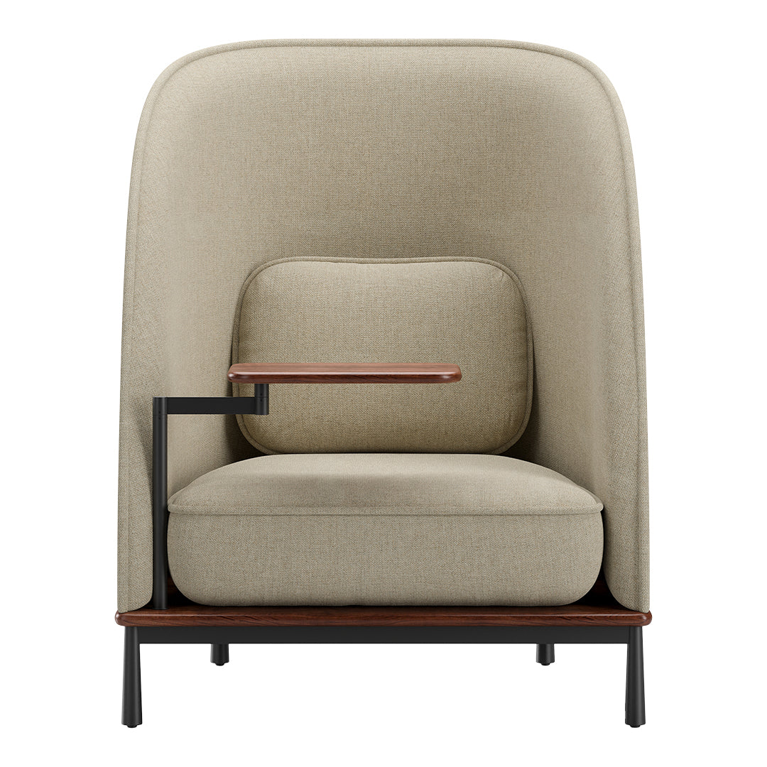 Arc High Back Lounge Chair w/ Tablet