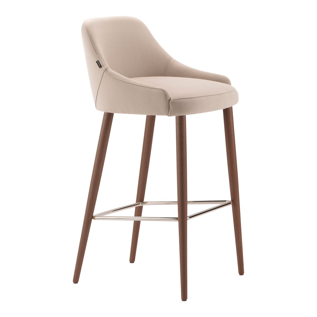 Adima 07 Bar Stool - Wood Base
