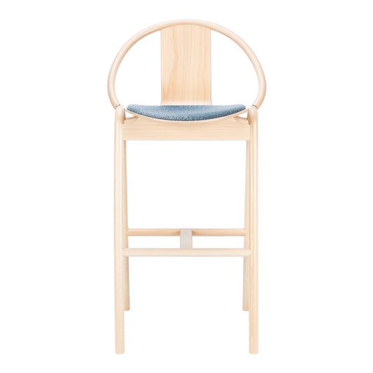 Again Barstool - Seat Upholstered - Beech Frame