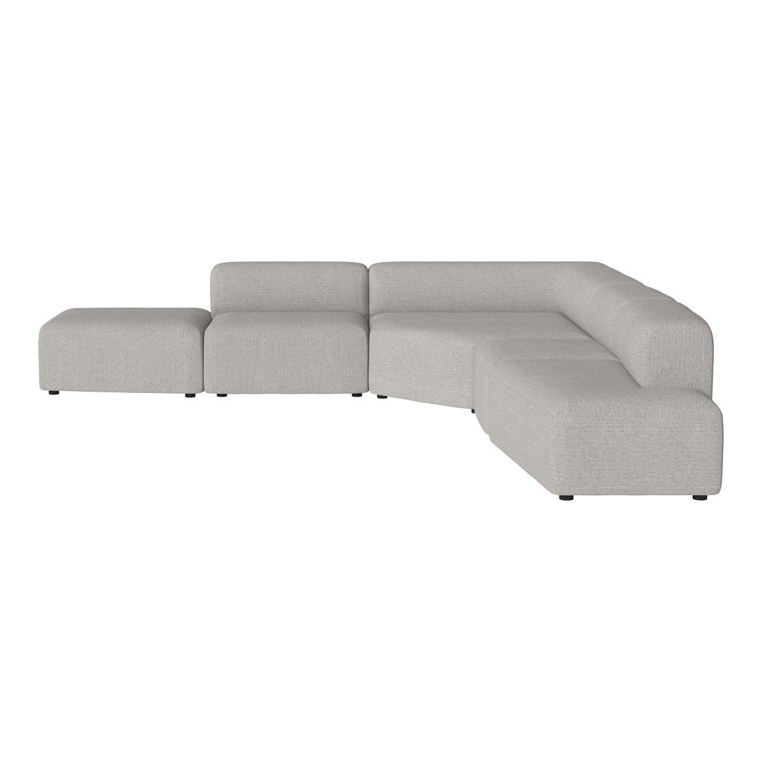 Angle Corner Sofa w/ Open End & Chaise