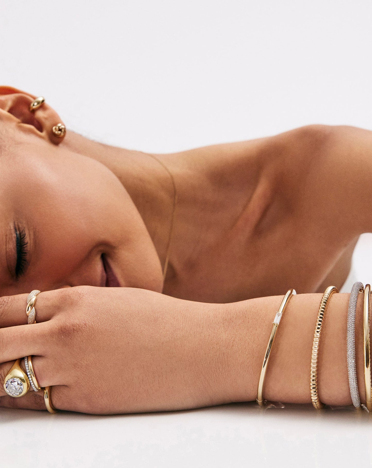 Baguette Cloud Bangle