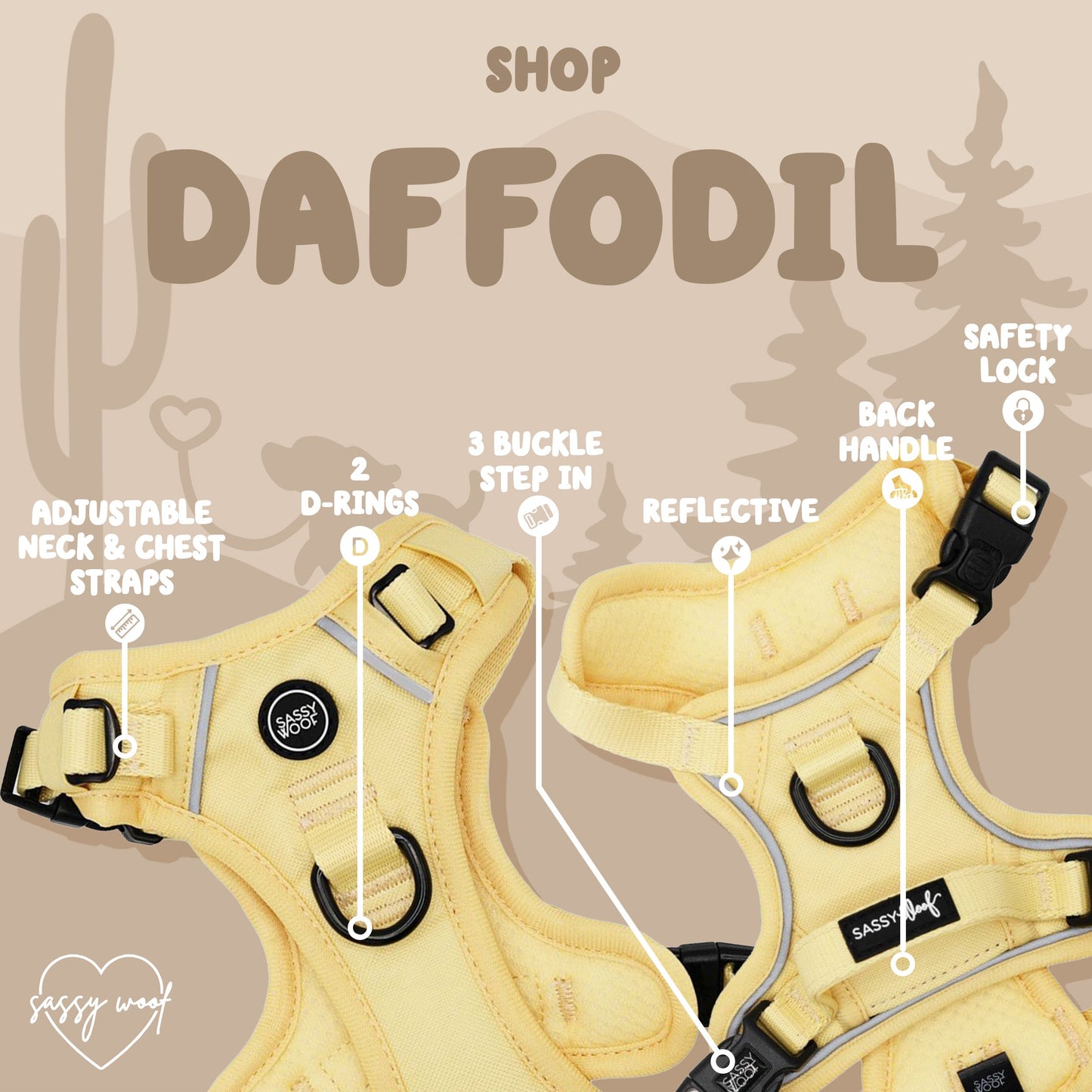 Dog Four Piece Bundle - Daffodil