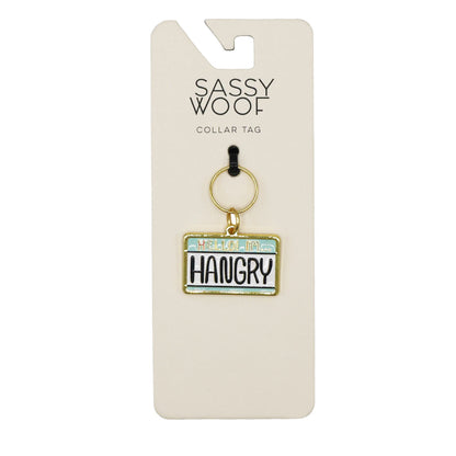 Collar Tag - Hello I'm Hangry