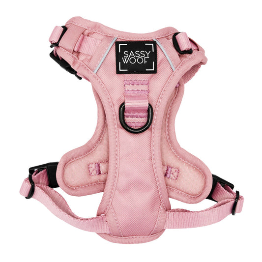 Dog Step-in Harness - Dusty Rose