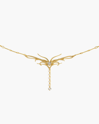 Dripping Waist Chain in Gold