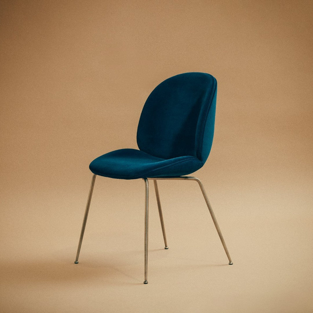 Beetle Dining Chair - Conic Base - Fully Upholstered