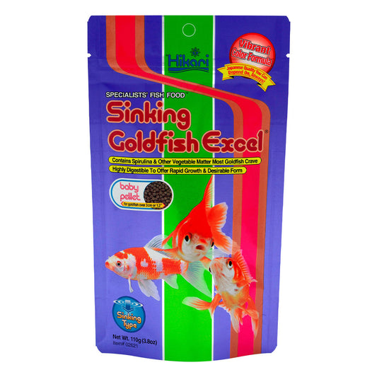 Hikari - Sinking Goldfish Excel Vibrant Color Fish Food Baby