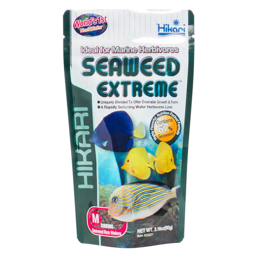 Hikari - Seaweed Extreme Marine Herbivores Fish Food Medium Wafers